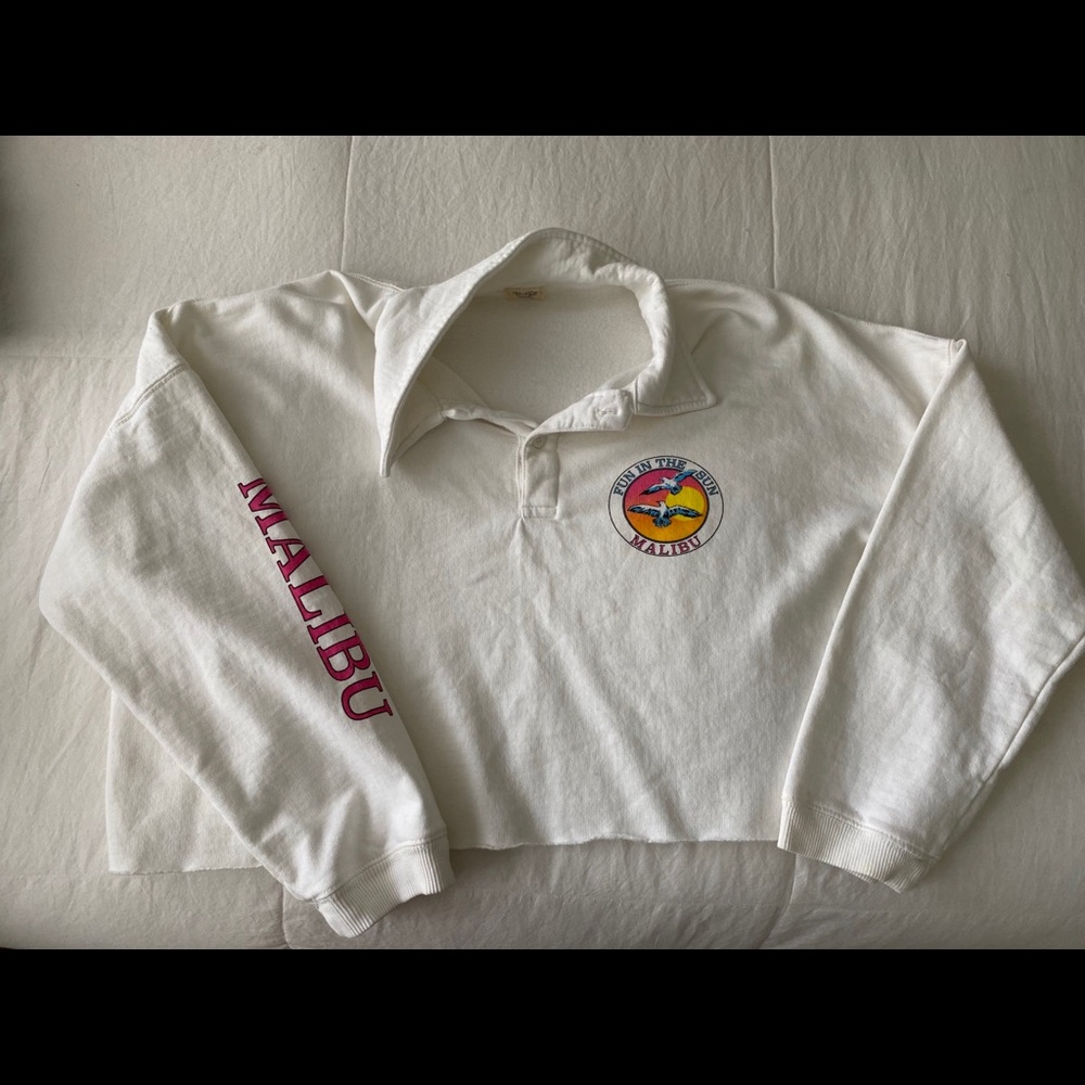 White Brandy Melville Sweatshirt